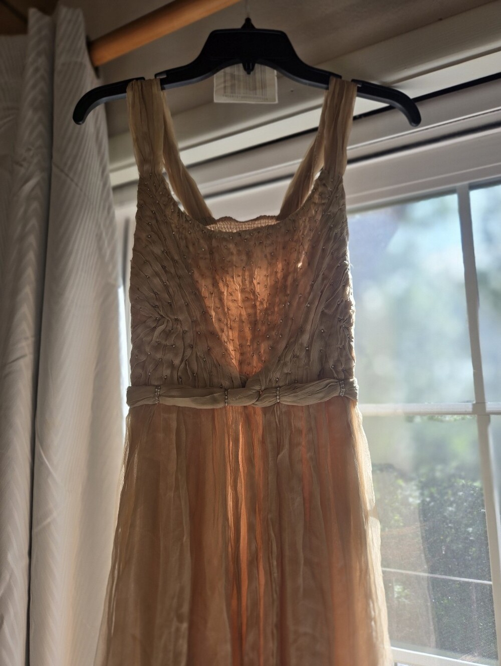 Beaded Midi Grecian Dress XS - Picture 4 of 15